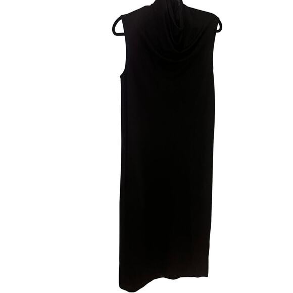 COS Black Mock Neck Sleeveless Midi Dress Small - Picture 1 of 10